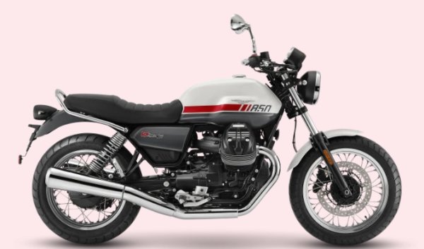 Това е истинска част от историята на италианския мотоциклетизъм. Оригиналният модел е пуснат през 1965 г. и оттогава минава през няколко версии, увеличавайки работния обем. 

Настоящият беше представена през 2012 г. До днес е изграден около безупречен напречен V-образен двигател с карданна трансмисия. В момента има работен обем от 853 cc и 65 коня при 6800 оборота. Честото тегло е 223 кг, разпределено така, че да направи V7 пъргав и лесен за управление. Този модел се предлага и в по-слаба версия. 

С класически и неповторим дизайн - V7 запазва оригиналните линии, но е оборудван с последни технологии като контрол на сцеплението и, разбира се, електронно впръскване. Цената? Пригответе 21 900 лева за старт.
 .